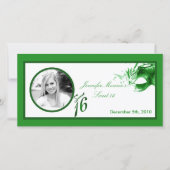 4x8 Sweet 16 Groene Feest Aankondiging (Voorkant)