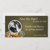 4x8 Verloving Aankondiging bruine Herfst Double Bi (Voorkant)