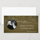 4x8 Verloving Aankondiging najaar Floral Herfst (Voorkant / Achterkant)