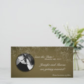 4x8 Verloving Aankondiging najaar Floral Herfst (Staand voorkant)