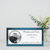 4x8 Verloving Foto Aankondiging Deep Moroccan Bl (Staand voorkant)