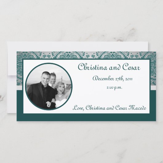 4x8 Verloving Foto Aankondiging Nacht in Nederland (Voorkant)