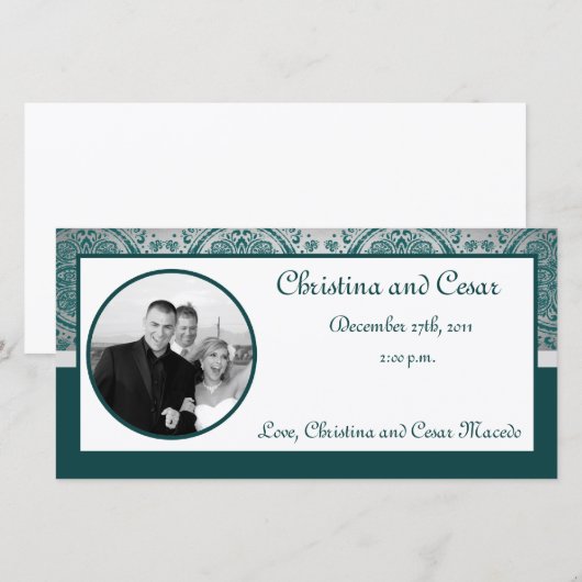 4x8 Verloving Foto Aankondiging Nacht in Nederland (Voorkant / Achterkant)