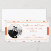 4x8 Verloving Foto Aankondiging Pinguïn Liefde/Hea (Voorkant / Achterkant)