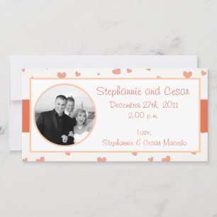 4x8 Verloving Foto Aankondiging Pinguïn Liefde/Hea