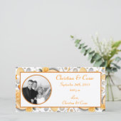 4x8 Verloving Fotoaankondiging Assorted Seashel Aankondiging (Staand voorkant)