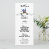 4x9.25 de Kaarten van het Menu Traditional Bird Ta (Staand voorkant)