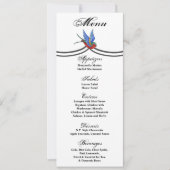 4x9.25 de Kaarten van het Menu Traditional Bird Ta (Voorkant)