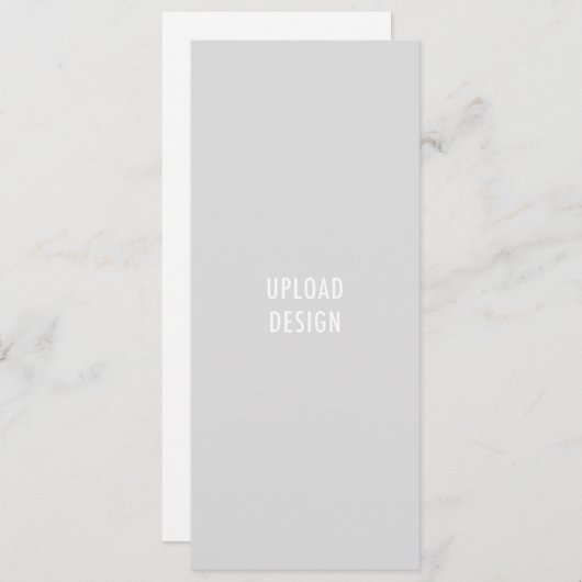 4x9.25 Flat Kaart Upload uw ontwerp (Voorkant / Achterkant)