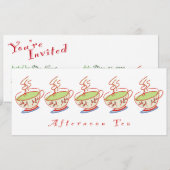 4x9,25-inch Achtmiddagmiddag Kaart (Voorkant / Achterkant)