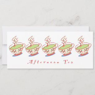 4x9,25-inch Achtmiddagmiddag Kaart