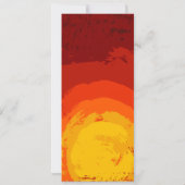 4x9.25 Menu Kaarten African Safari Giraffe Sun (Achterkant)