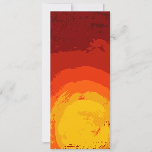 4x9.25 Menu Kaarten African Safari Giraffe Sun (Achterkant)