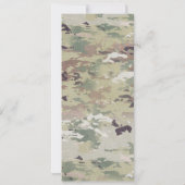 4x9.25 Menu Kaarten Army OCP Camo Uniform Camoflau (Achterkant)