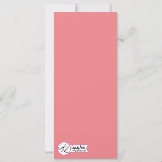 4x9.25 Menu Kaarten Boheemse Cactus Succulenten De (Achterkant)