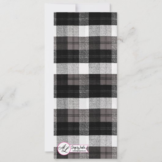 4x9.25 Menu Kaarten KERSTMIS Vrachtwagen Kerstmis  (Achterkant)