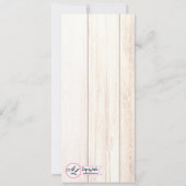 4x9.25 Menu Kaarten Laarzen Land Rustiek Western W (Achterkant)