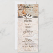 4x9.25 Menu Kaarten land schuur hout kant trim Edg (Voorkant)