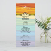 4x9.25 Menu-kaarten lgbtq regenboogvlag lesbische Kaart (Staand voorkant)