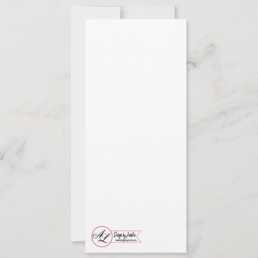 4x9.25 Menu Kaarten Sunrise Pathway Wandelpad Sid (Achterkant)