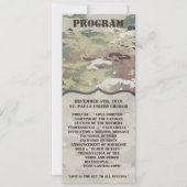 4x9.25 Program Cards Army OCP Camo Uniform Camofla Kaart (Voorkant)