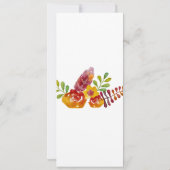 4x9.25 Programma Kaarten Boho Deer Buck Head Brown (Achterkant)