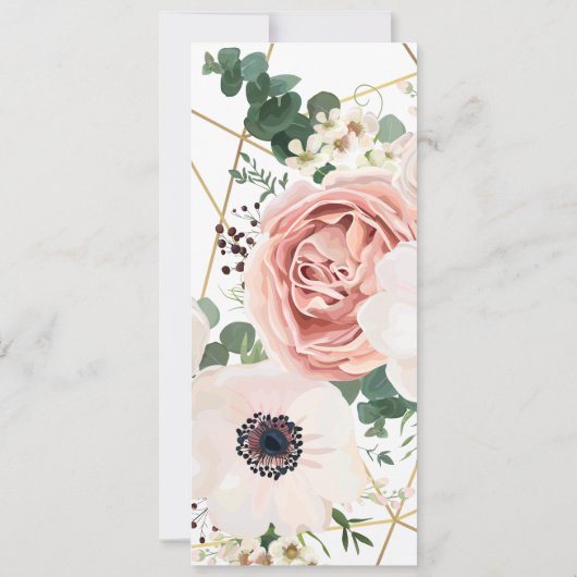 4x9.25 Programma Kaarten Geometrische Tuin Roos An (Achterkant)