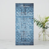 4x9.25 Programma Kaarten Rustieke Tin Panel Plafon (Staand voorkant)