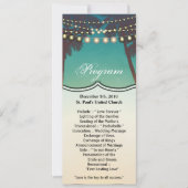 4x9.25 Programma Kaarten Strand Zonsondergang Palm (Voorkant)