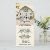 4x9.25 Programma Kaarten Sunset Barn Country Rusti (Staand voorkant)