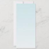 4x9.25 Programma Kaarten Tropical Flower op Blue O (Achterkant)