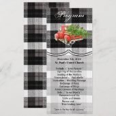 4x9.25 Programmakaarten XMAS Truck Buffalo Plays B Kaart (Voorkant / Achterkant)