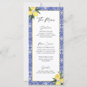 4x9" Amalfi Italiaans Blauw Tegel Vrijgezellenfees (Voorkant)