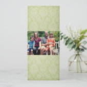 4x9 Familie met de Kaart van de Kerstmis van de Fo (Staand voorkant)