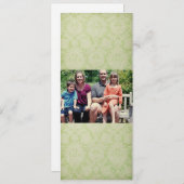 4x9 Familie met de Kaart van de Kerstmis van de Fo (Voorkant / Achterkant)