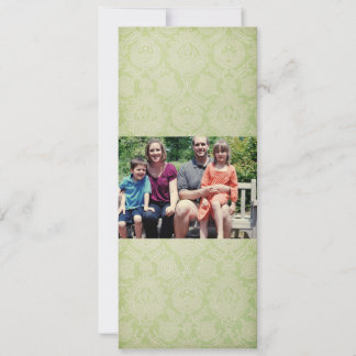 4x9 Familie met de Kaart van de Kerstmis van de Fo