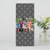 4x9 Familie met de Kaart van de Kerstmis van de Fo (Staand voorkant)