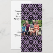 4x9 Familie met de Kaart van de Kerstmis van de Fo (Voorkant / Achterkant)