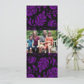 4x9 Familie met de Kaart van de Kerstmis van de Fo (Staand voorkant)