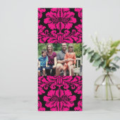 4x9 Familie met de Kaart van de Kerstmis van de Fo (Staand voorkant)