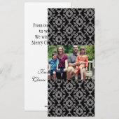 4x9 Familie met de Kaart van de Kerstmis van de Fo (Voorkant / Achterkant)