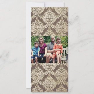 4x9 Familie met de Kaart van de Kerstmis van de Fo
