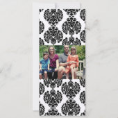 4x9 Familie met de Kaart van de Kerstmis van de Fo (Voorkant)