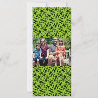 4x9 Familie met de Kaart van de Kerstmis van de Fo