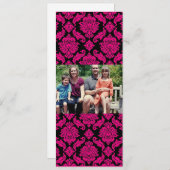 4x9 Familie met de Kaart van de Kerstmis van de Fo (Voorkant / Achterkant)