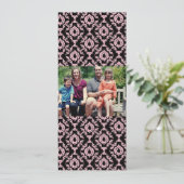 4x9 Familie met de Kaart van de Kerstmis van de Fo (Staand voorkant)