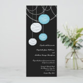 4x9 het lange Blauwe Huwelijk van de Lantaarns van Kaart (Staand voorkant)