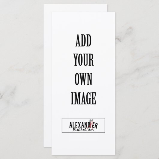 4x9-inch flat-card menu (Voorkant / Achterkant)