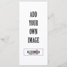 4x9-inch flat-card menu