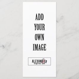4x9-inch flat-card menu